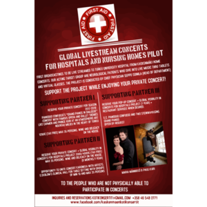 Global VR/AR LiveStream Concerts for Hospitals and Nursing Homes Project - to the people who are not physically able to participate in concerts